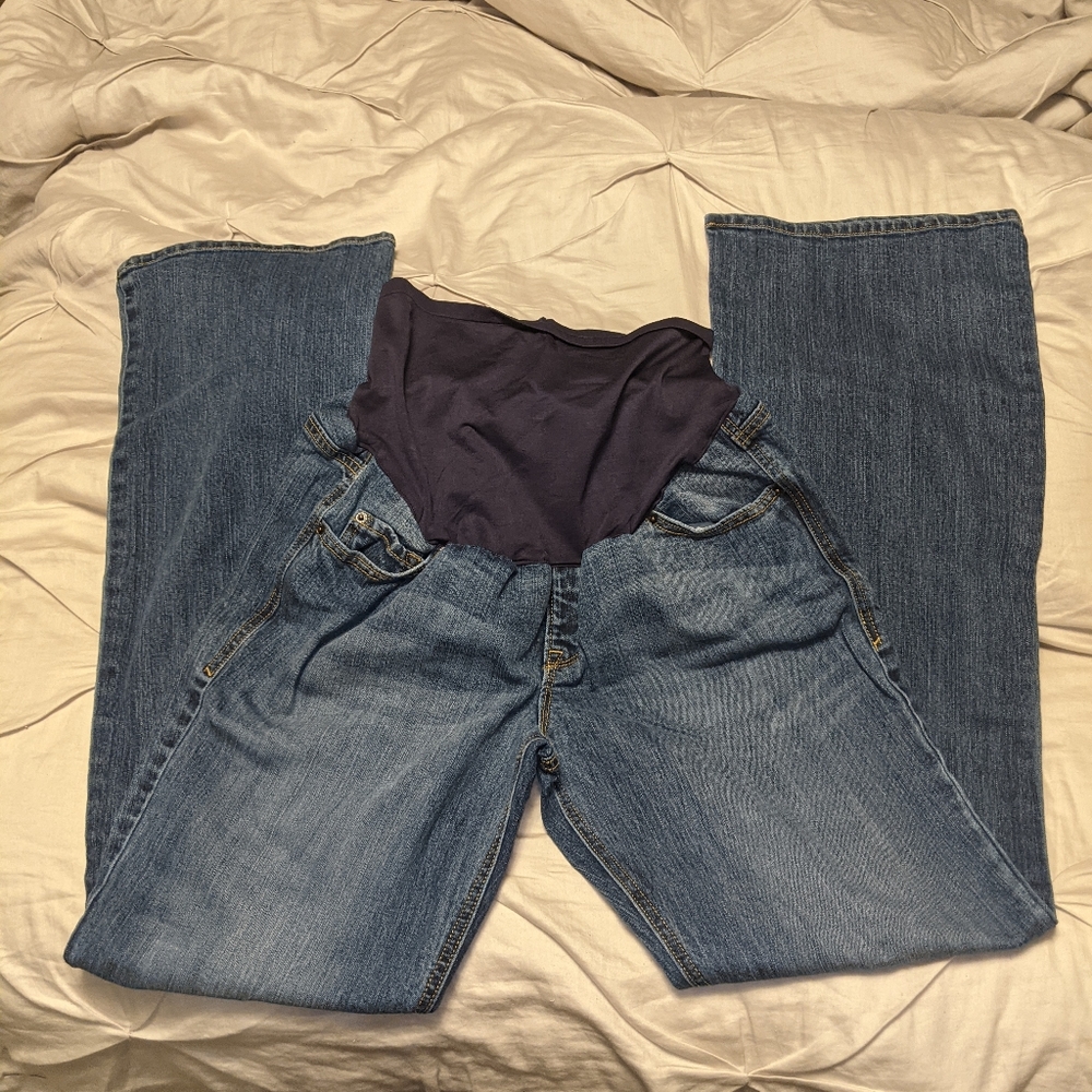 Old Navy Maternity Flare Jeans long
